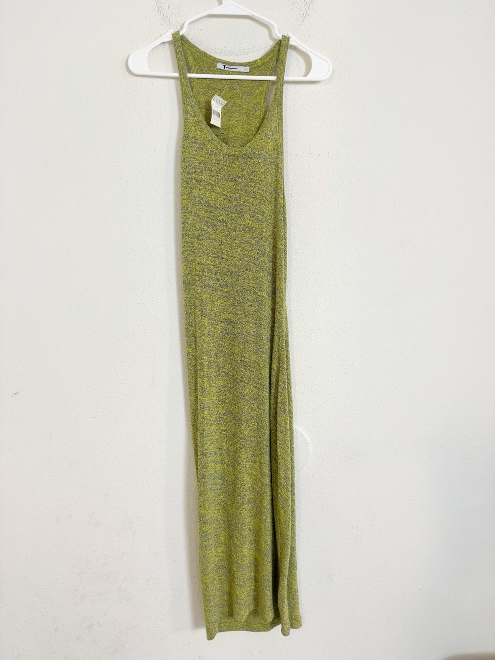 Alexander Wang Olive Green Knit Tank maxi Dress